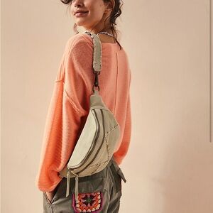 Free People Leather Sling Bag